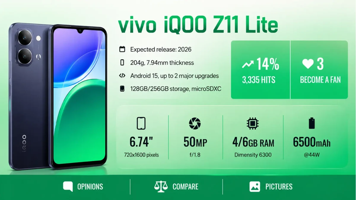 Vivo Iqoo Z11 Lite 5g